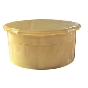 Vintage Ivory Celluoid Bakelite Pyralin Du Barry Vanity Powder Dish